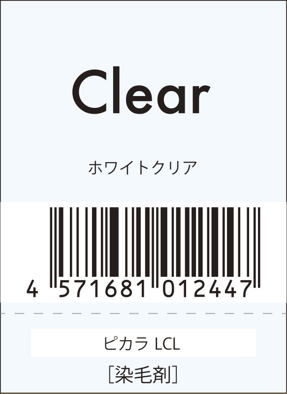 ﾑｺﾀ ﾋﾟｶﾗ white clear 120g